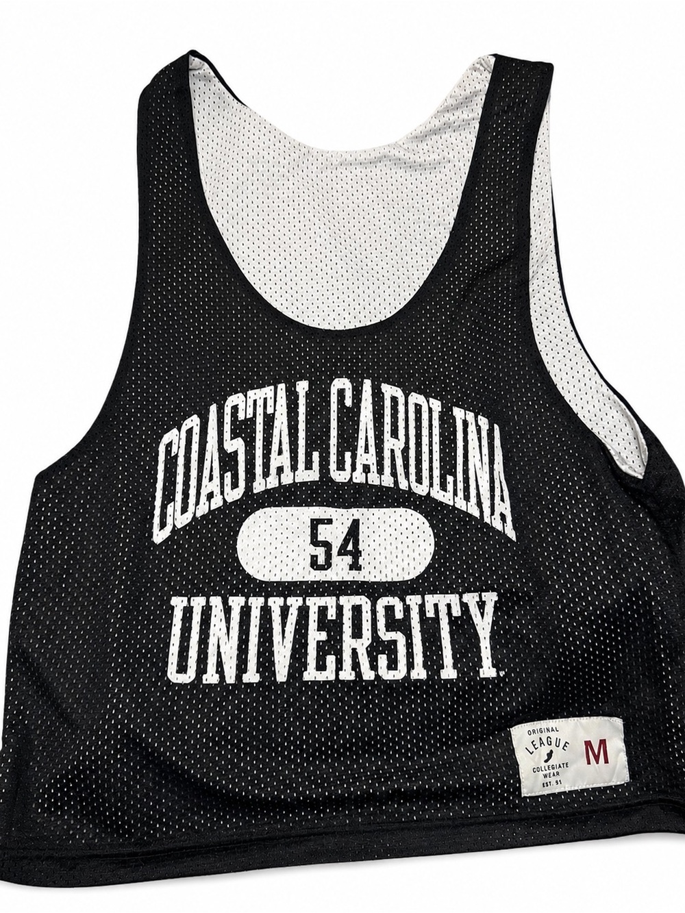 Coastal Carolina University Black Mesh Jersey Tank Top